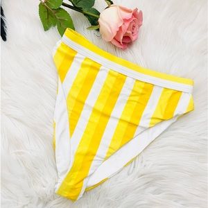 NEW | Dippin' Daisy’s High Rise Striped Bikini Bottom